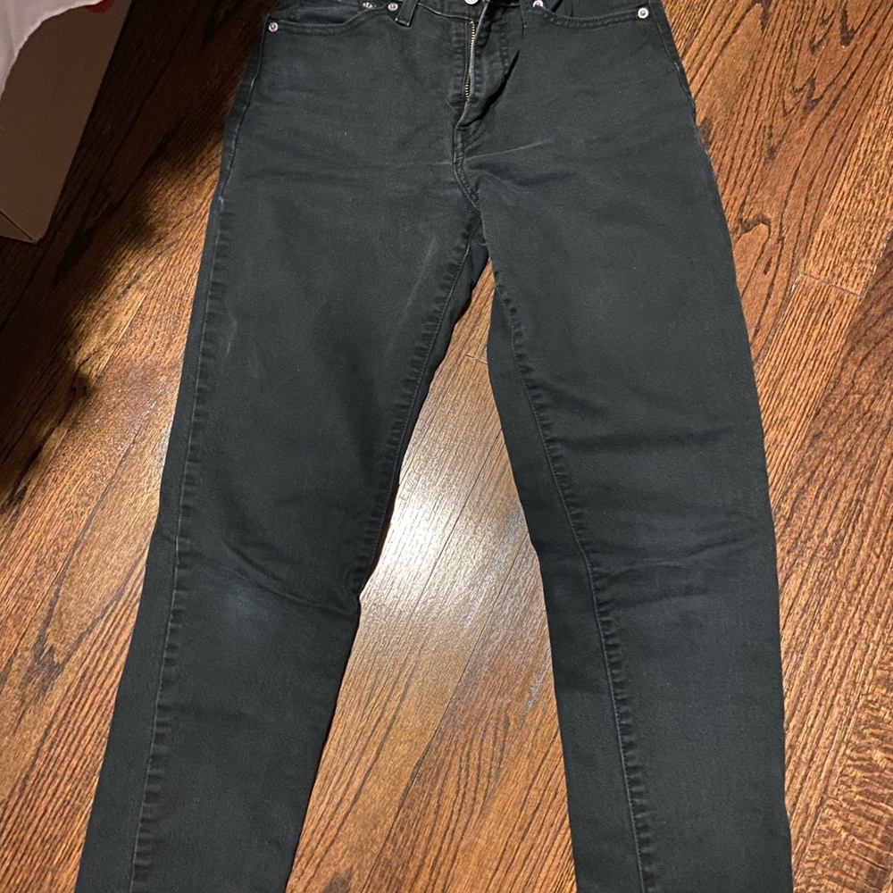 Levi's Black Straight Jeans Modern Fit
